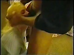 Blonde Makes BBC Shoot Into Her Mouth