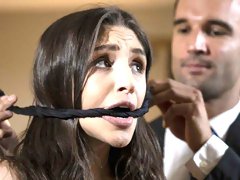 Outstanding dick riding with a cheating brunette Abella Danger