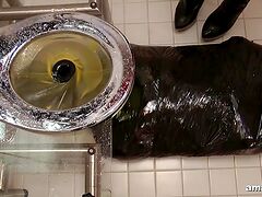 Full latex fantasy leads to insane orgasms and sex