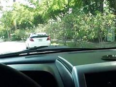 Cute amateur teen girl fucked in the car