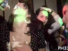 Cheeks in bar smashed undress dancer