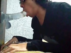 Young Femboy Learning Blowjob and Riding