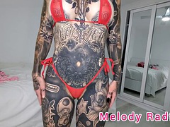 Sheer Pink and Red Micro Bikini Try On Haul Melody Radford Onlyfans