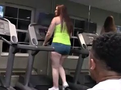 Ludus adonis fucks hairy gym milf